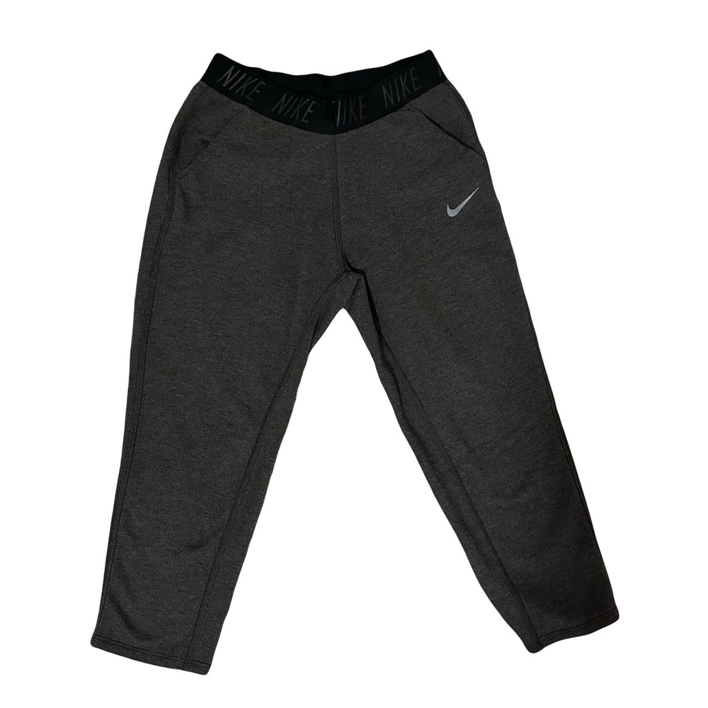 Nike Dri-Fit Gray Cropped Sweatpants Size S